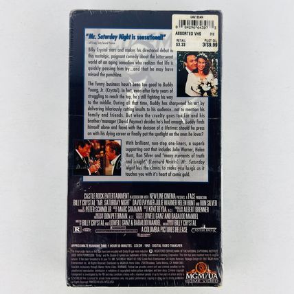 Mr Saturday Night VHS Tape 1992 Factory Sealed Never Played Billy Crystal