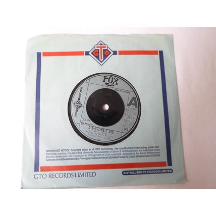 7" 1976. FOX .S-S-S-SINGLE BED. GTO GT 57.SILK MILK .NEAR MINT
