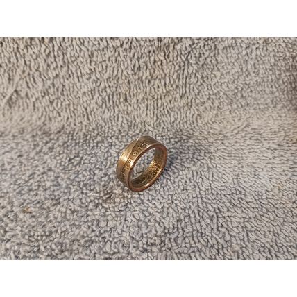 1970 Washington Quarters, Handmade Coin Ring, Size 6 1/2