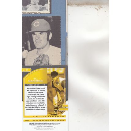 PETE ROSE & BILL MAZEROSKI AUTOGRAPH 1979/22 REDS & PIRATES HOF WORLD CHAMPIONS