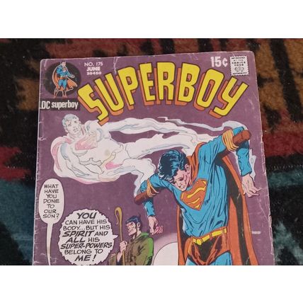Bronze Age Comic DC Comics Superboy # 175 2.0 Good Condition 1971