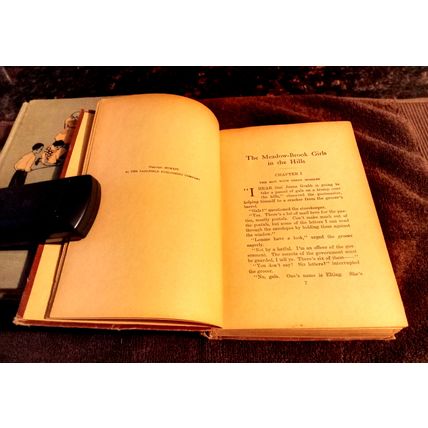 The Meadow Brook Girls In The Hills By Janet Aldridge 1914 Hardcover Great Shape