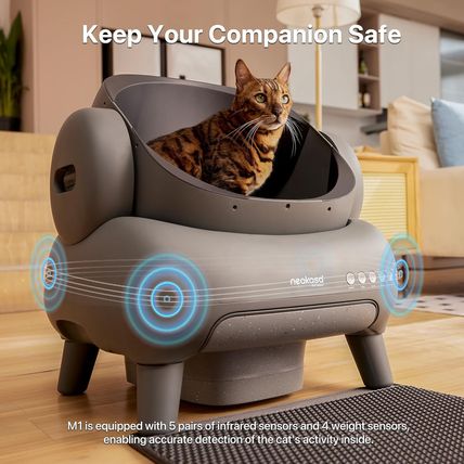 Neakasa M1 Open-Top Self Cleaning Cat Litter Box, Automatic Cat Litter Box with