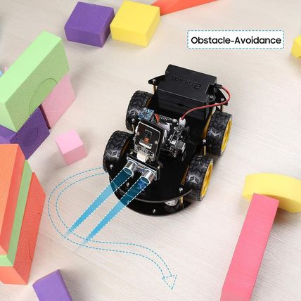ELEGOO UNO R3 Smart Robot Car Kit V4 for Arduino Robotics for Kids Ages 8-12 12-