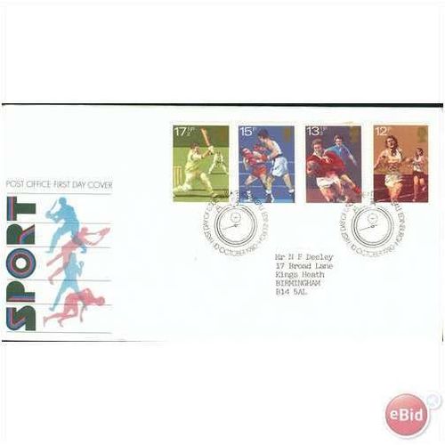 GB FDC 1980 - Sport - Edinburgh Bureau SHS