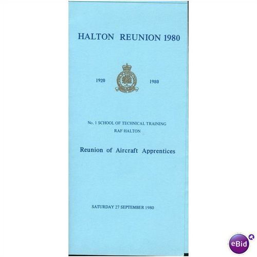 GB Souviner Cover 1980 - RAF Halton Reunion