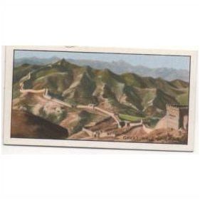 1954 Beaulah's of Boston Marvels of the World Trade card #22 Great Wall of China