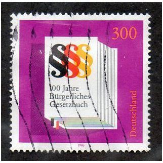 GER 1996 300pf 'GERMAN CIVIL CODE' FINE USED (EBID 12-895)