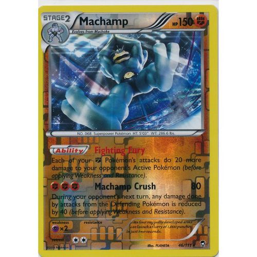 Pokemon XY Furious Fists 46/111 Machamp Rev Holo