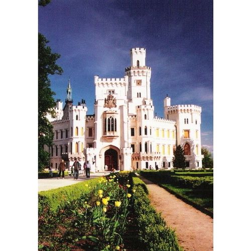 Mi P 99 (04): Postcard: 7.50 Kč Hluboká nad Valtavou Castle.