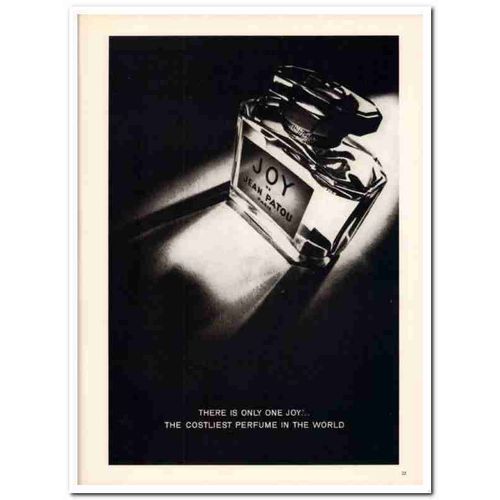 jean patou 1977 joy one costliest world perfume vintage ad