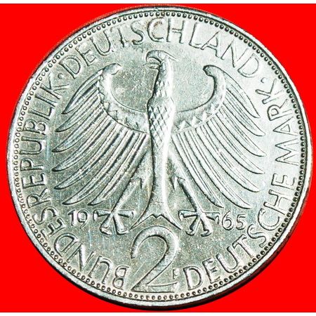 NOBEL PRIZE MEMBER: GERMANY ★ 2 MARKS 1965F MAX PLANCK! LOW START ★ NO RESERVE!