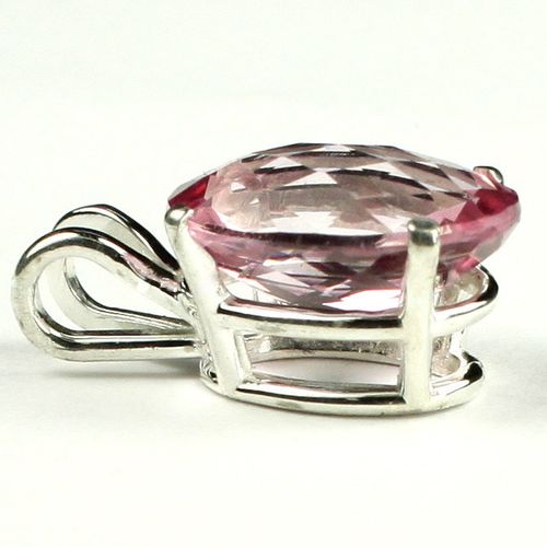 Pure Pink Topaz, 925 Sterling Silver Pendant, SP006