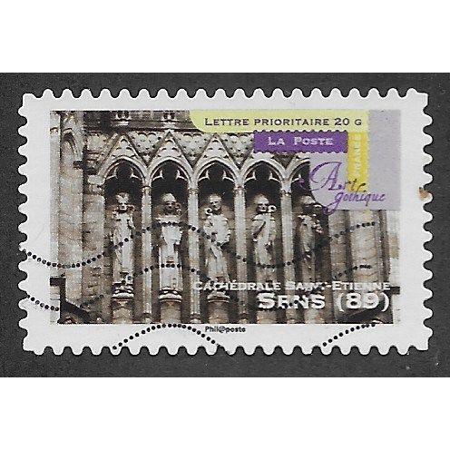 FRA 2011 (58c) 'GOTHIC ART - SENS 89' FINE USED (EBID57-543)
