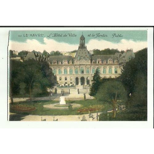 France LE HAVRE Hotel de Ville Postcard by ELD (141)