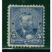 Used 281 5c Ulysses S. Grant Just Clears M04814