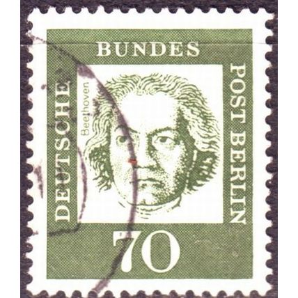 GERMANY BERLIN [1961] MiNr 0210 ( O/used ) Persönlichkeiten