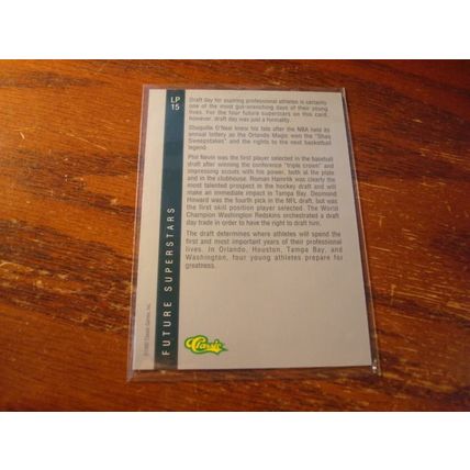 1992 Classic Draft Picks, Future Superstars, SHAQUILLE O'NEAL RC, #LP15