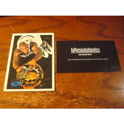1995/96 Topps, Autograph Card, SHAQUILLE O'NEAL, HOF w/COA, Magic