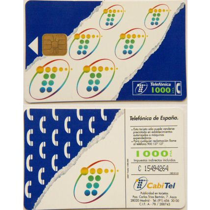 Spain Phone Card - Telefonica, ref.1