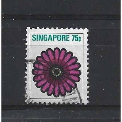 Singapore.SG220 75c Gerbera jamesonii.Fine Used.Jun25