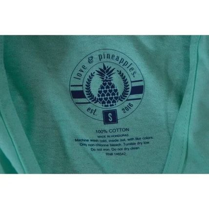 NWOT Love & Pineapples "Vacay Time Is The Best Time" Mint Tank Top S