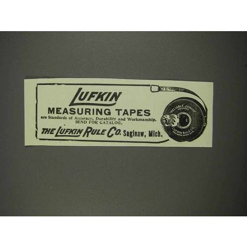 1913 Lufkin Measuring Tapes Ad