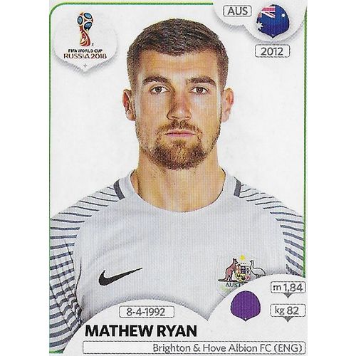 Panini's FIFA World Cup Russia 2018 Stickers: No.214 - Ryan (Mathew)
