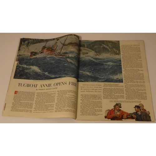 Saturday Evening Post February 11,1950 A new Tugboat Annie Story