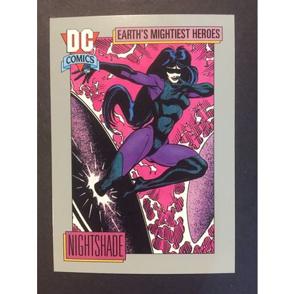 DC Cosmic Cards trading card #64-Nightshade, excellent condition!