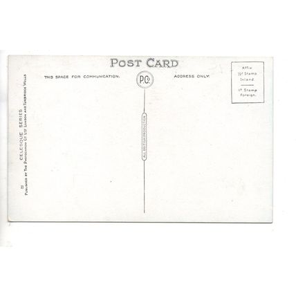 NICE PRINTED POSTCARD OF THE CASTLE YARD LEWES SUSSEX (266)