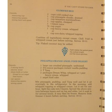 IF YOU CAN'T STAND UP TO COOK by LORRAINE GIFFORD recipes for disabled chefs