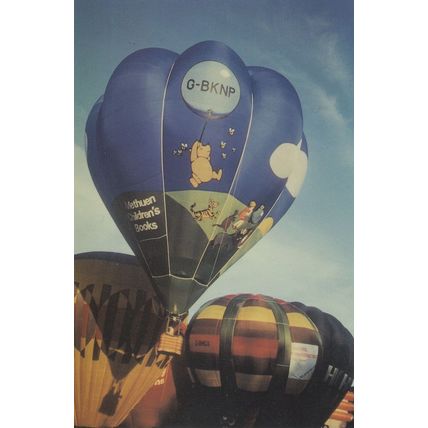 Bristol Tintin Winnie The Pooh Book Publisher Hot Air Balloon Postcard
