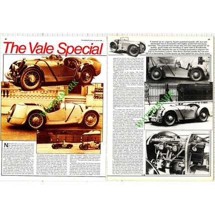 The Vale Special Car - 1982 Article