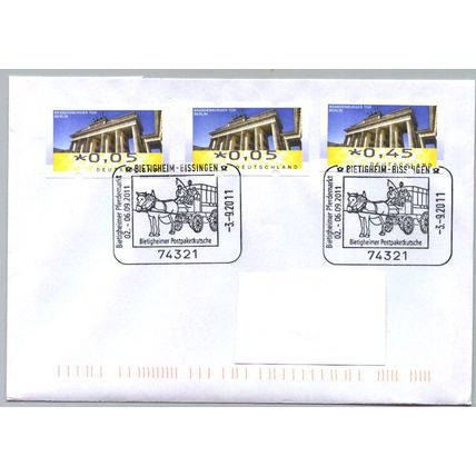 Deutschland SSt. Bietigheim "Postpaketkutsche" 2011