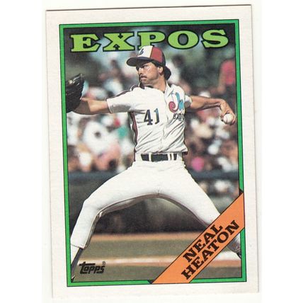 1988 Topps baseball card 765 Neal Heaton