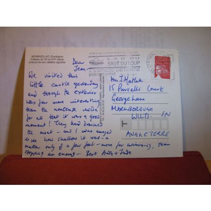 MONBAZILLAC CHATEAU, DORDOGNE, FRANCE used postcard 2004 pm =
