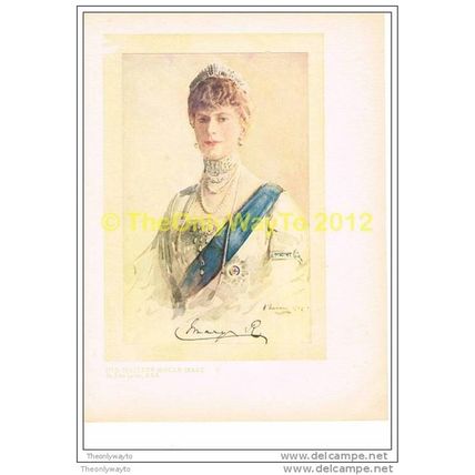 QUEEN MARY BY JOHN LAVERY, Book Illustration (Print), c1914