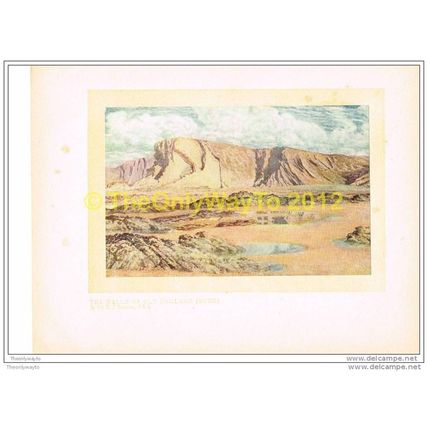 WALLS OF OLD ENGLAND (BUDE) BY E J POYNTER, Book Illustration (Print), c1914