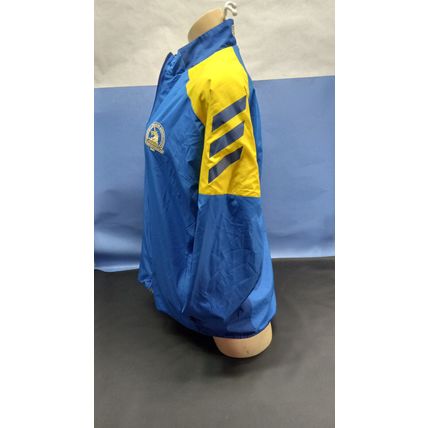 Rare Adidas Mens Large 125th Boston Marathon PrimeBlue Aeroready Running Jacket
