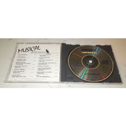 MUSICAL WORLD HITS (Music CD, 1988, Delta Music) Cats Hair Evita