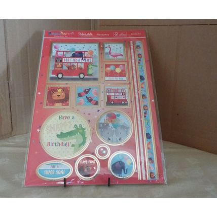 Hunkydory Adorable Scorable Papercraft Kit - Birthday Bus - NEW
