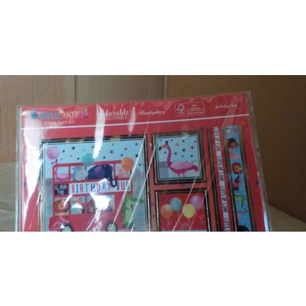 Hunkydory Adorable Scorable Papercraft Kit - Birthday Bus - NEW