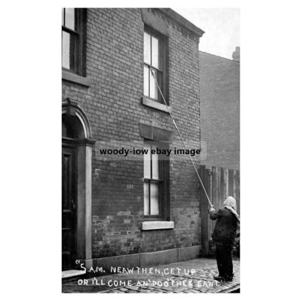 pt0942 - Lancashire Cotton Industry , Knocker at 5am - Print 6x4