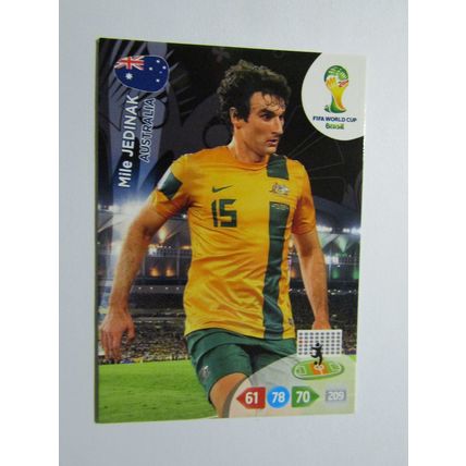Mile Jedinak - Australia 2014 Panini Adrenalyn XL Brazil World Cup (ef1)
