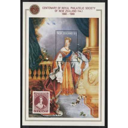 New Zealand Royal Philatelic Society MS 1988 MNH SG#MS1450 Sc#889