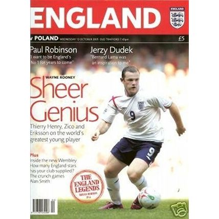ENGLAND V POLAND OLD TRAFFORD 2005