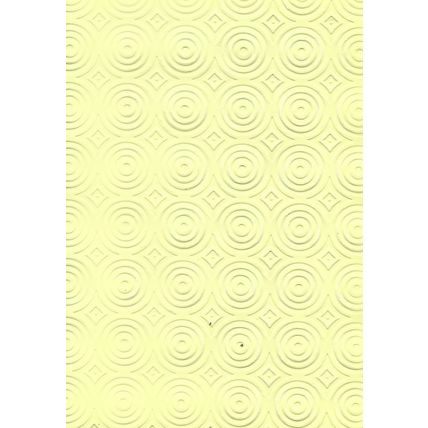 5"x7" Embossed Card. 10 Sheets. Circles (39). Cardmaking Scrapbooking Crafts