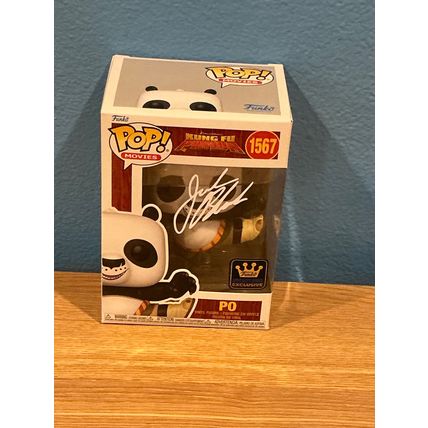 Funko Pop! Kung Fu Panda: Po #1567 Facsimile Laser Autographed (Box & Protector)