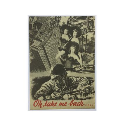 Original WW2 German Air Drop Propaganda Leaflet. - Code AI-045a-3-44. - 1944.